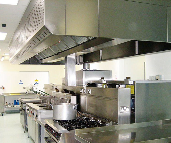 廚房排煙系統設計現場圖片