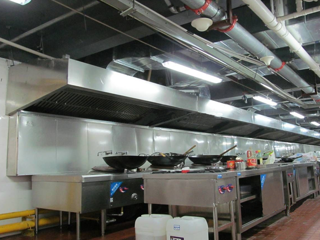 廚房通風排煙系統圖片