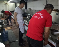 優佰特酒店廚房工程安裝現場