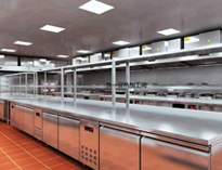 成都酒店廚房設備公司告訴你酒店廚房各功能區和通道設計方法