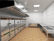 廣元食堂廚房設備公司提醒注意你商用廚房安全